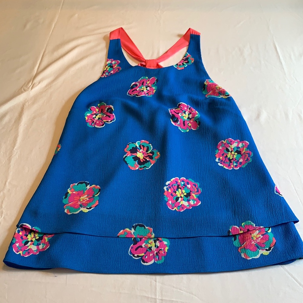 Lilly Pulitzer Blue Floral Top - Small